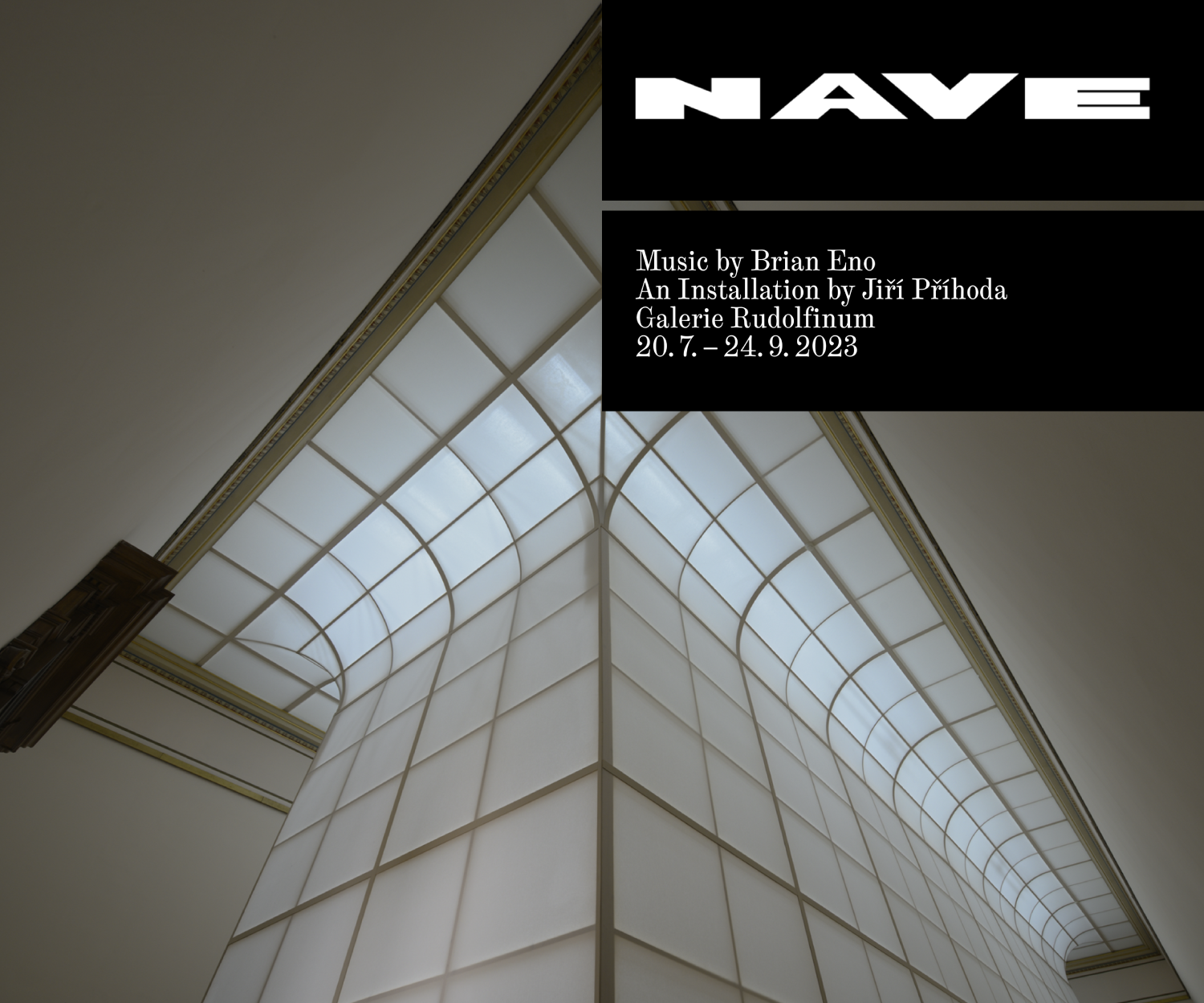 NAVE, Brian Eno, Galerie Rudolfinum 2023